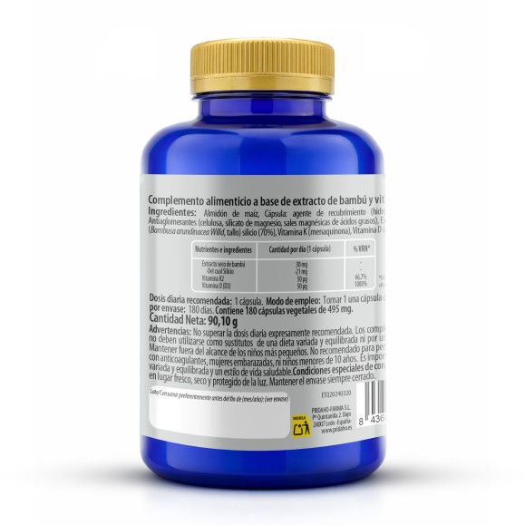 PHYTOFARMA Vitamina D3 + K2 180 cápsulas vegetales