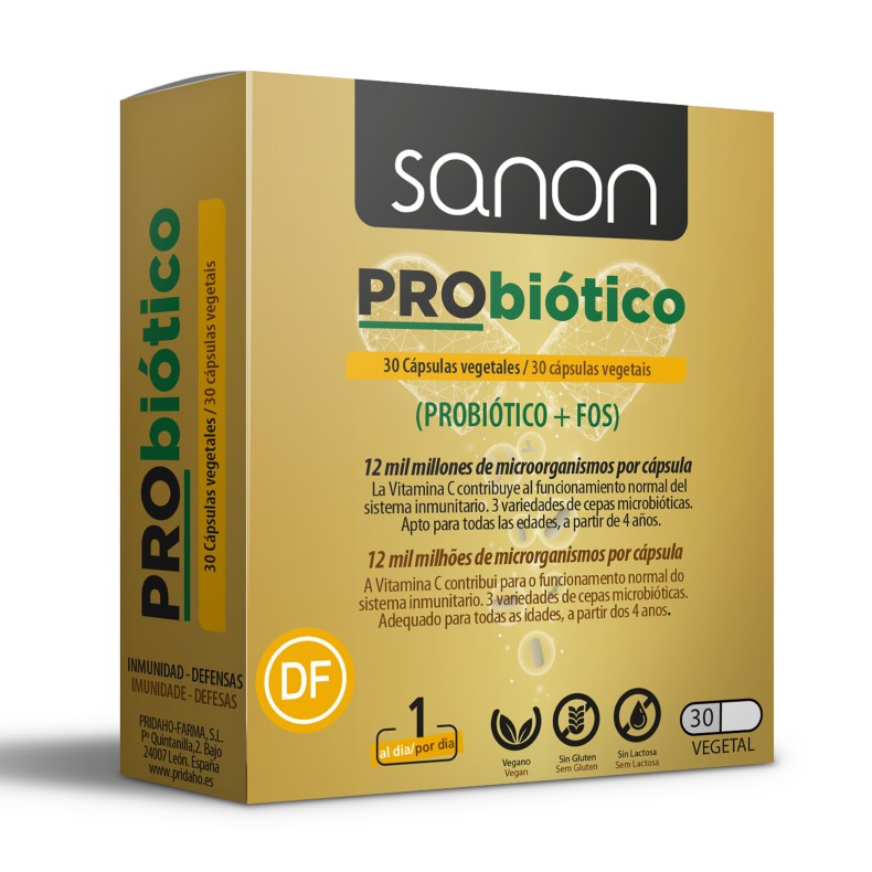 SANON Probiótico 30 cápsulas vegetales