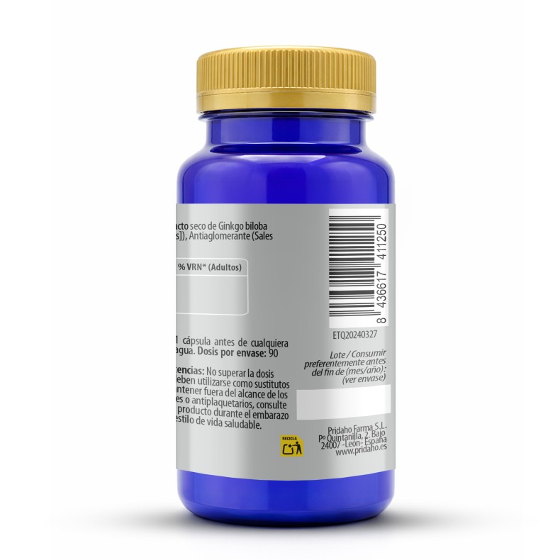 PHYTOFARMA Ginkgo biloba 90 cápsulas