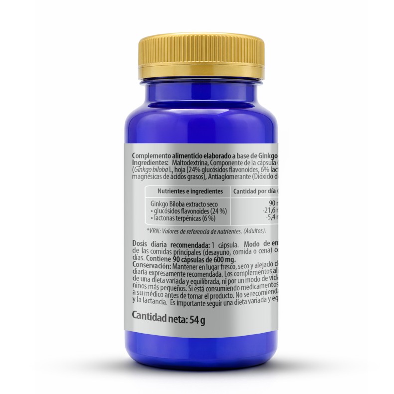 PHYTOFARMA Ginkgo biloba 90 cápsulas