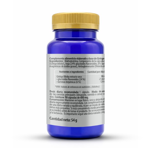 PHYTOFARMA Ginkgo biloba 90 cápsulas