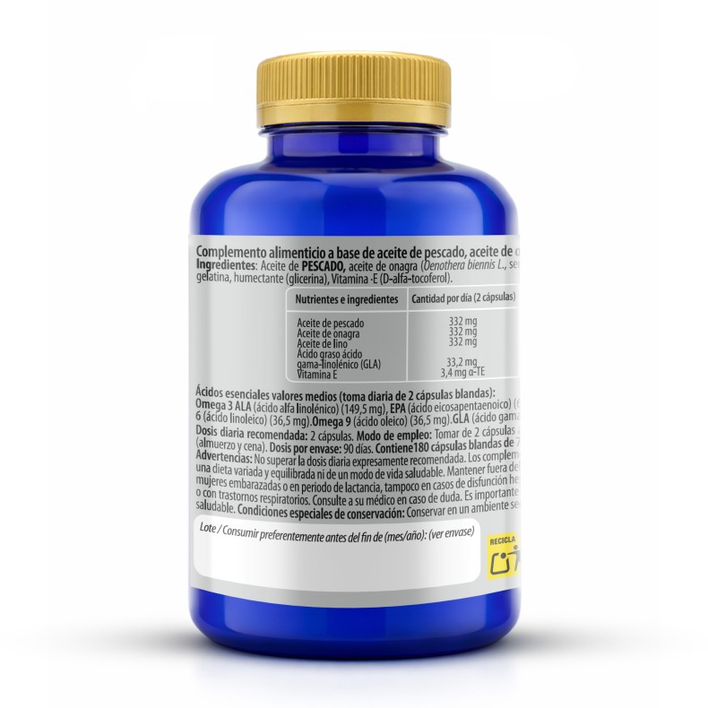 PHYTOFARMA Omega 3,6,9 180 cápsulas blandas