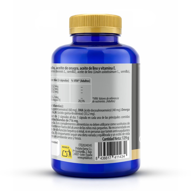 PHYTOFARMA Omega 3,6,9 180 cápsulas blandas