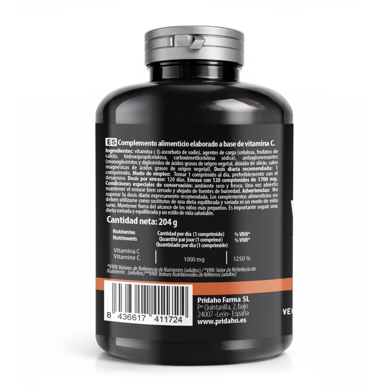 SANON  SPORT Vitamina C 120 comprimidos