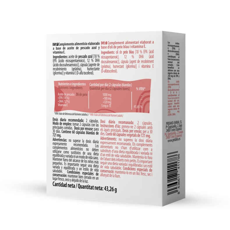 PHYTOFARMA Omega 3 60 cápsulas blandas