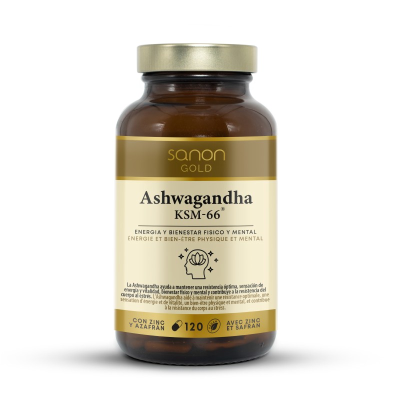 SANON GOLD Ashwagandha KSM-66 120 cápsulas