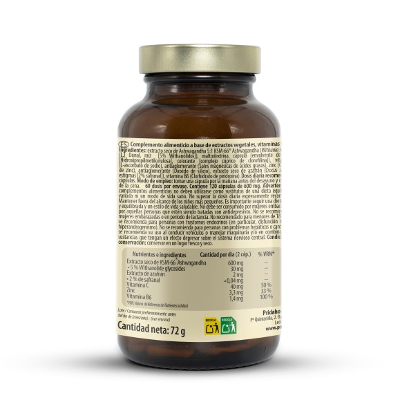 SANON GOLD Ashwagandha KSM-66 120 cápsulas