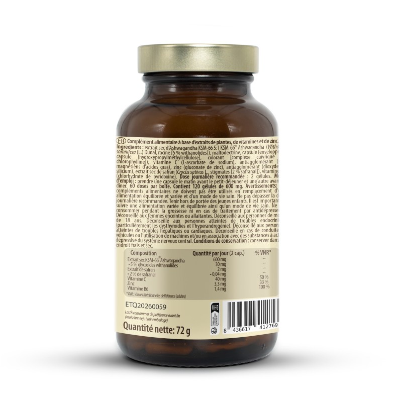 SANON GOLD Ashwagandha KSM-66 120 cápsulas