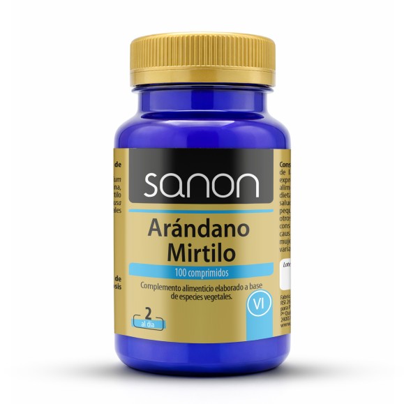SANON Arándano Mirtillo 100 comprimidos