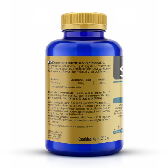 SANON Vitamina B12 365 cápsulas