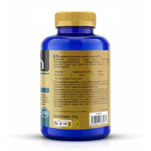 SANON Vitamina B12 365 cápsulas