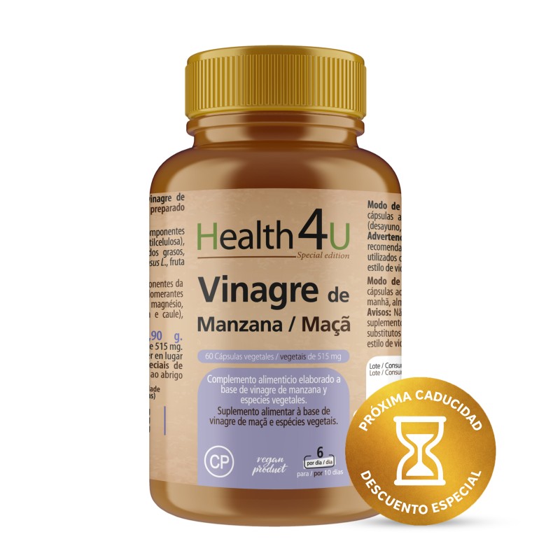 H4U Vinagre de manzana 60 cápsulas vegetales special edition
