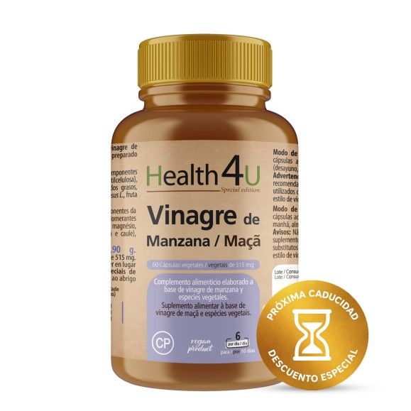 H4U Vinagre de manzana 60 cápsulas vegetales special edition