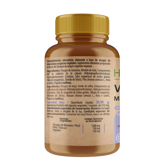 H4U Vinagre de manzana 60 cápsulas vegetales special edition