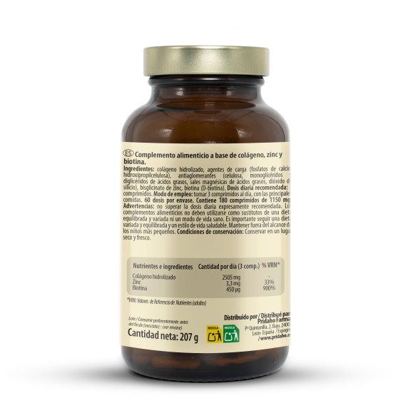 SANON GOLD Collagen 2500 + Biotine 180 comprimidos