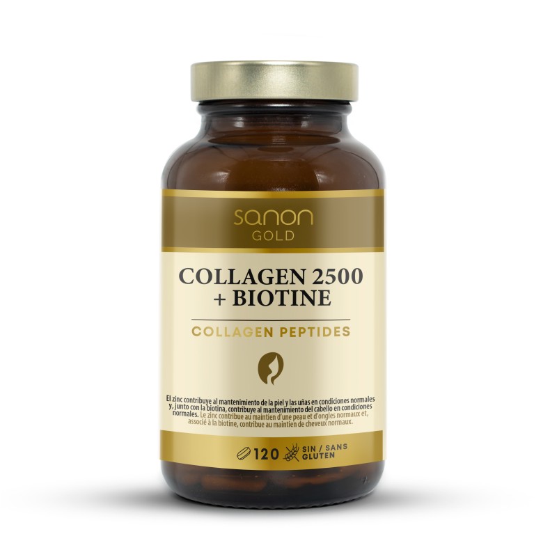 SANON GOLD Collagen 2500 + Biotine 120 comprimidos