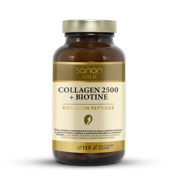 SANON GOLD Collagen 2500 + Biotine 120 comprimidos