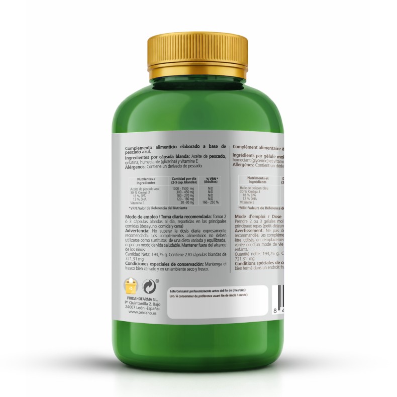 PHYTOFARMA Omega 3 270 cápsulas blandas