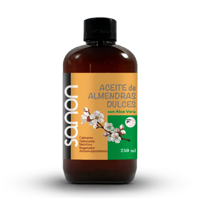 SANON Aceite de Almendras con Aloe Vera 250 ml