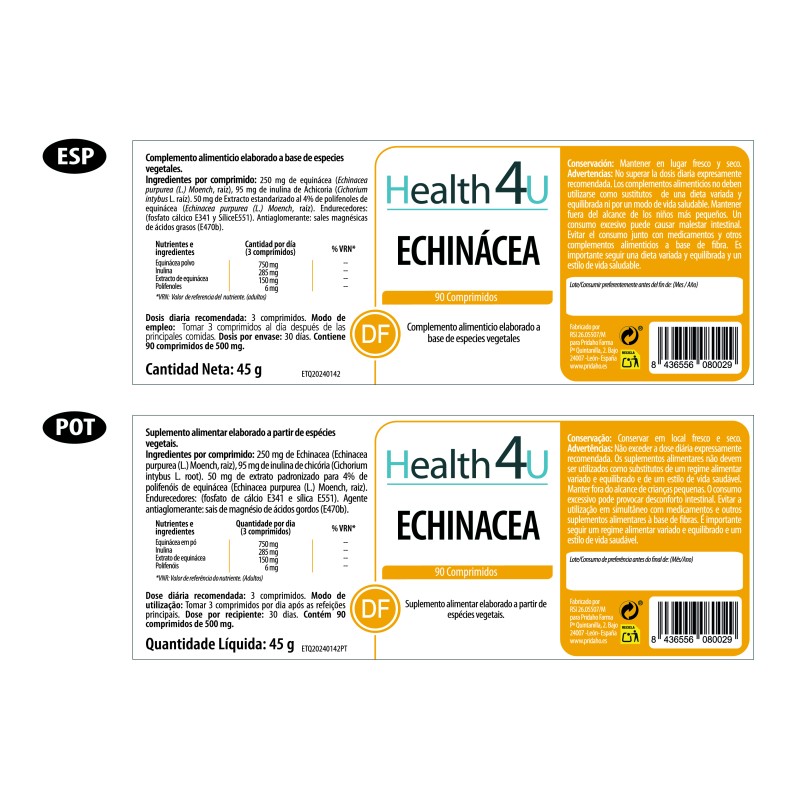 H4U Echinácea 90 comprimidos