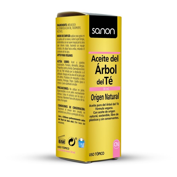 SANON Aceite esencial del árbol del té 30 ml