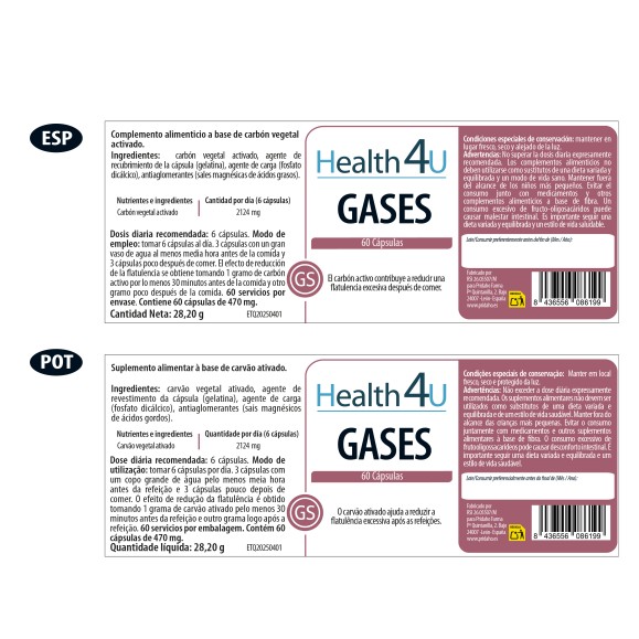 H4U Gases 60 cápsulas