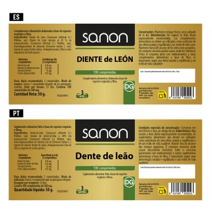 SANON Diente de León 100 comprimidos 2