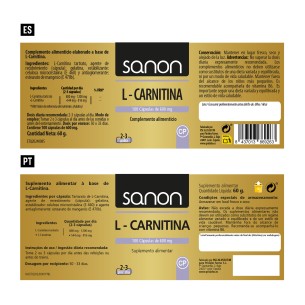 SANON L-Carnitina 100 cápsulas 2