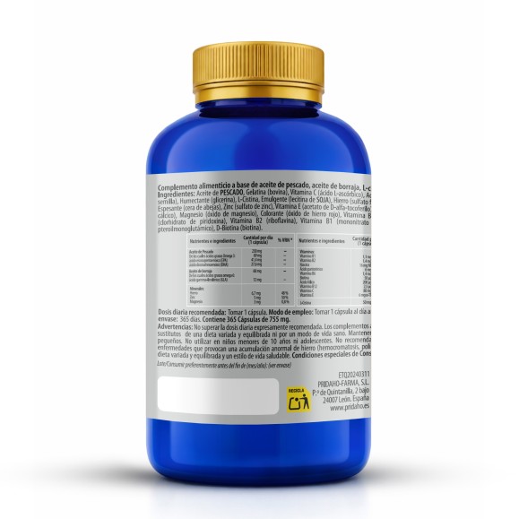 PHYTOFARMA Pelo, Piel y Uñas 365 cápsulas