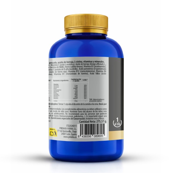 PHYTOFARMA Pelo, Piel y Uñas 365 cápsulas
