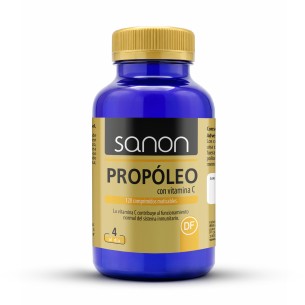 SANON Propóleo con Vitamina C 120 comprimidos masticables