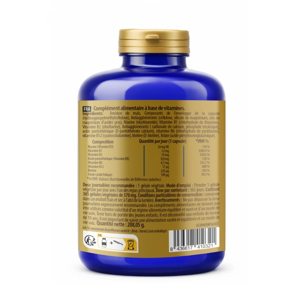 SANON Complejo Vitamínico B 365 cápsulas vegetales