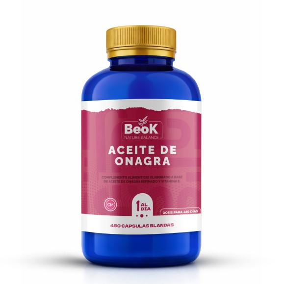 BEOK Aceite de Onagra 450 cápsulas blandas