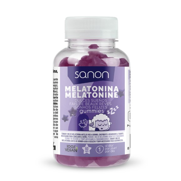 SANON Melatonina 1 mg 60 gummies
