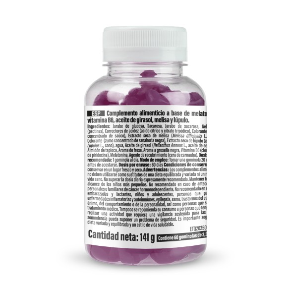 SANON Melatonina 1 mg 60 gummies