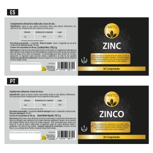 PHYTOFARMA Zinc 365 comprimidos 2