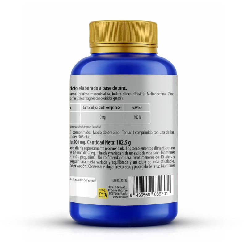 PHYTOFARMA Zinc 365 comprimidos