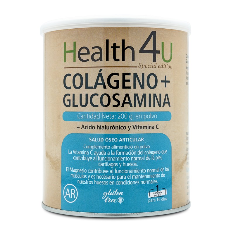 H4U Colágeno + glucosamina en polvo 200 g special edition