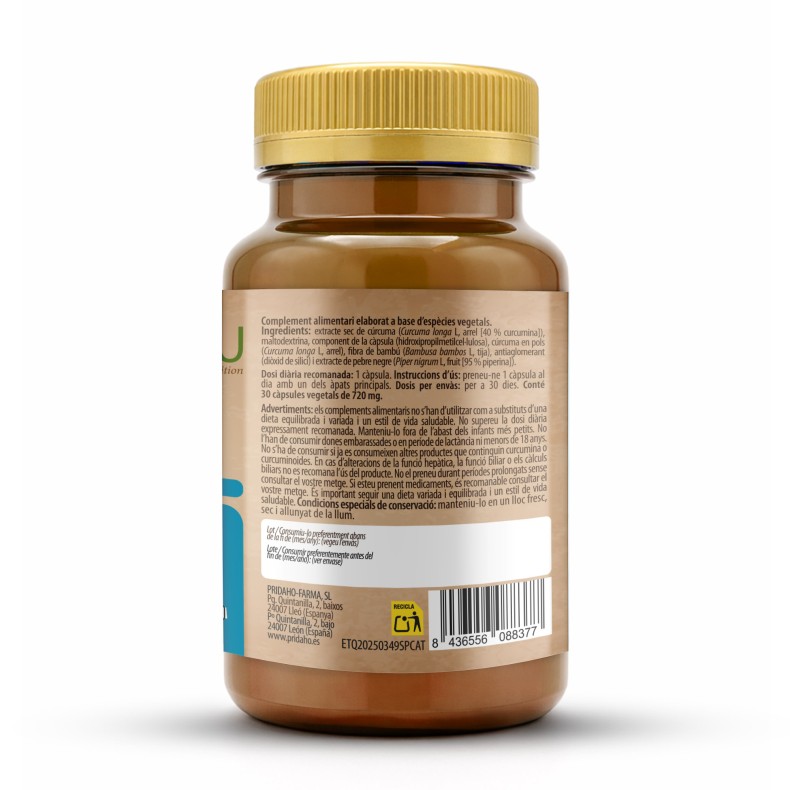 H4U Concentrado de cúrcuma 30 cápsulas vegetales special edition