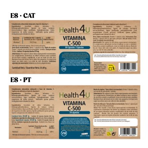 H4U Vitamina C-500 30 cápsulas special edition 2
