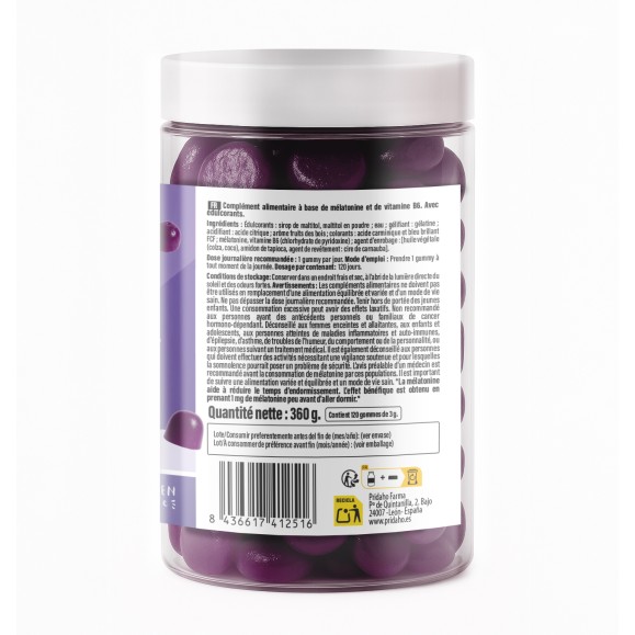 SANON Melatonina 1,8 mg 120 gummies
