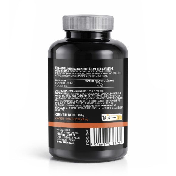 SANON SPORT L-Carnitina 180 cápsulas