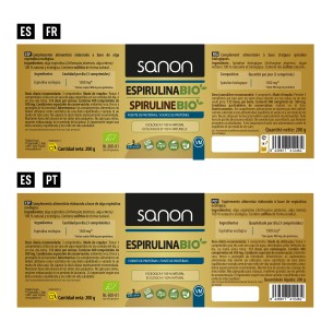 SANON Espirulina BIO 400 comprimidos 2