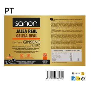 SANON Jalea real con Ginseng + Schisandra 36 sticks 2