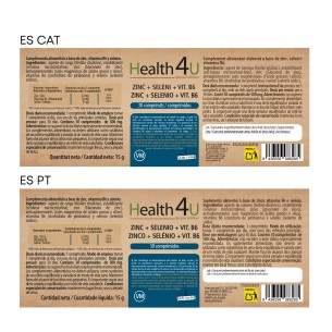 H4U Zinc + Selenio + Vit. B6 30 comprimidos special edition 2
