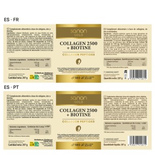 SANON GOLD Collagen 2500 + Biotine 180 comprimidos 2