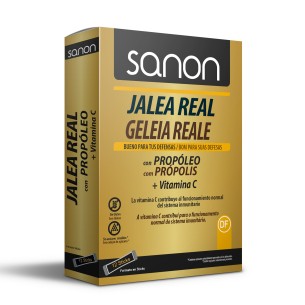 SANON Jalea Real Propóleo y Vitamina C ZERO 12 sticks