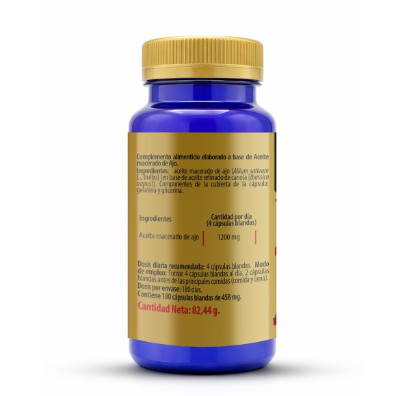 SANON Aceite de ajo 180 cápsulas blandas