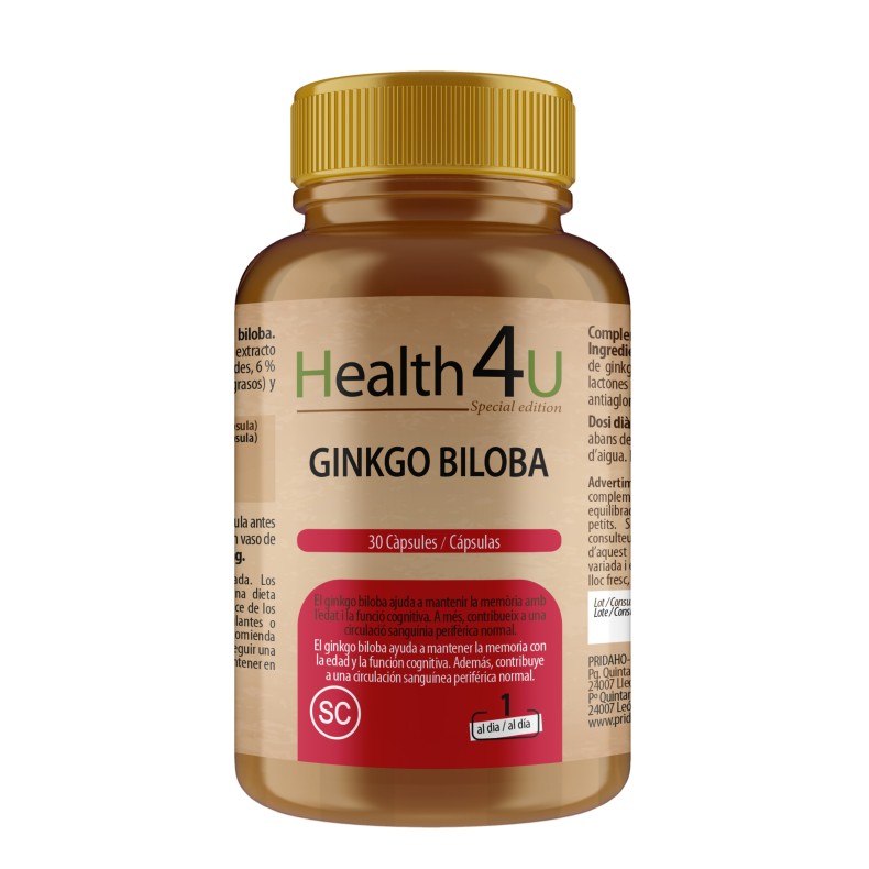 H4U Ginkgo biloba 30 cápsulas special edition