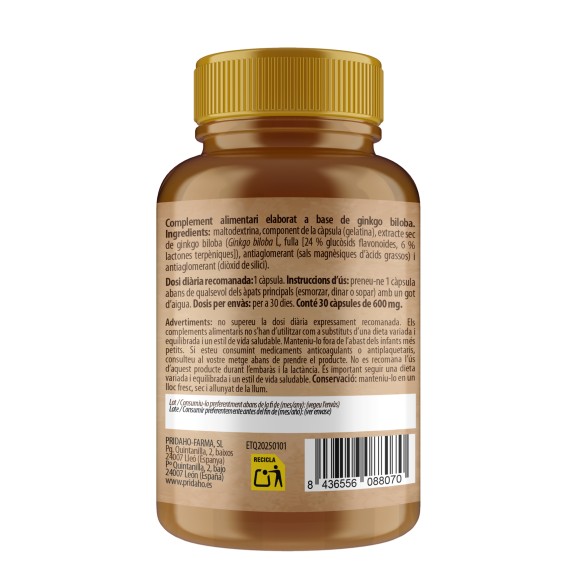 H4U Ginkgo biloba 30 cápsulas special edition